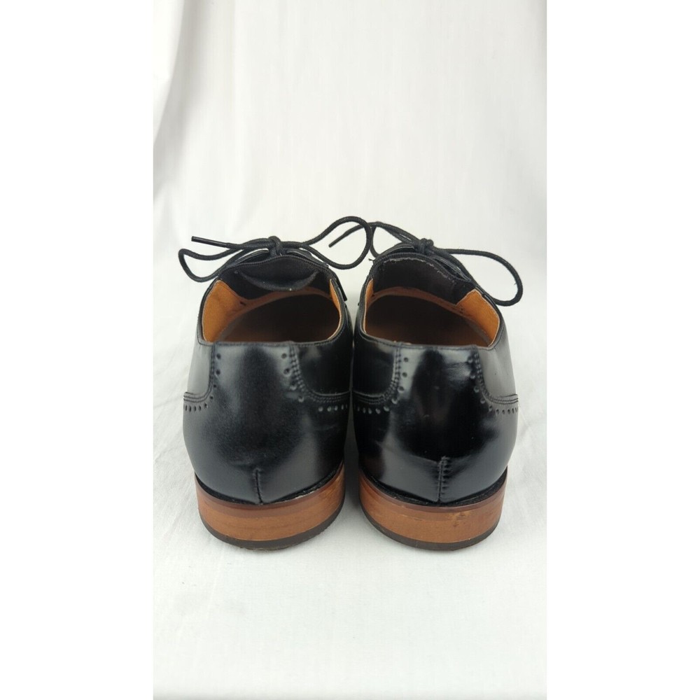 Stacy Adams Men's Sullivan Wingtip Oxford Dress Shoes Memory Foam Black 8.5 - Picture 7 of 16
